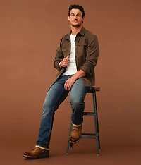 Washed Athletic Stretch Shirt