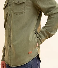 Washed Athletic Stretch Shirt