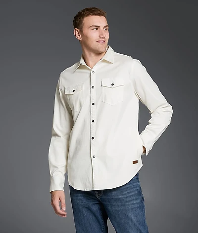 Washed Athletic Stretch Shirt