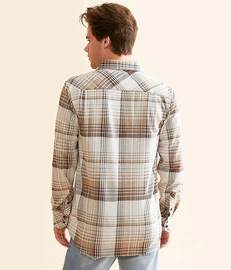 Plaid Knit Standard Shirt