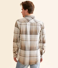 Plaid Knit Standard Shirt