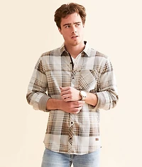 Plaid Knit Standard Shirt