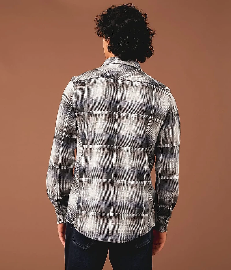 Plaid Standard Knit Shirt