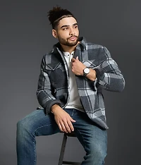 Plaid Sherpa Shacket