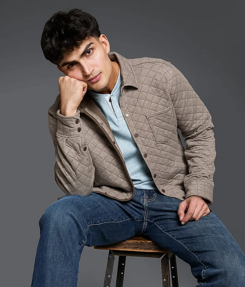 Quilted Athletic Flannel Shirt