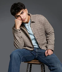 Quilted Athletic Flannel Shirt