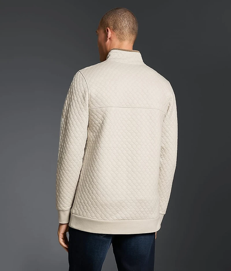 Quilted Quarter Zip Pullover