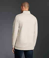 Quilted Quarter Zip Pullover
