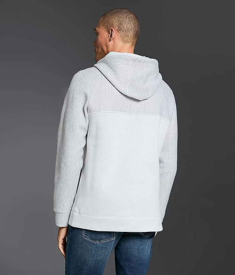 Heathered Henley Hoodie