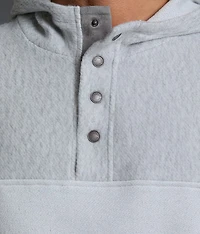 Heathered Henley Hoodie
