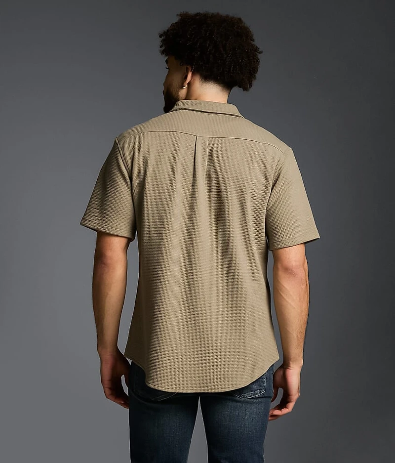 Waffle Athletic Knit Shirt