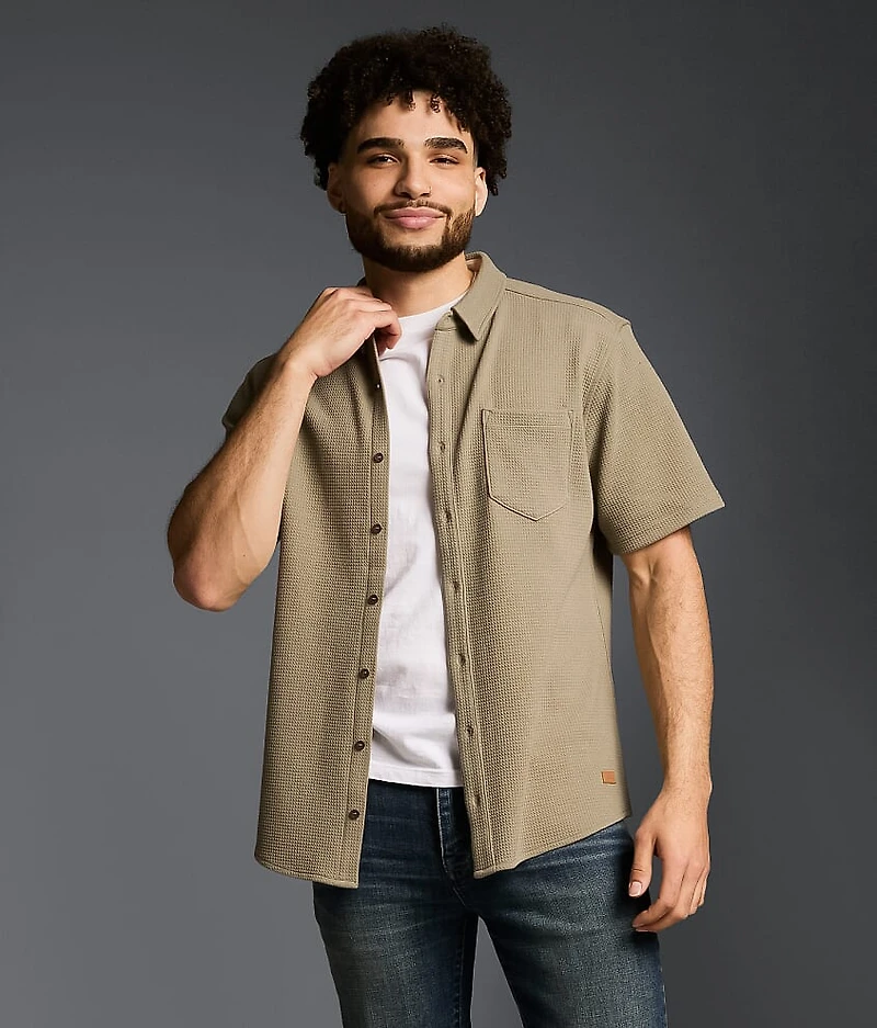 Waffle Athletic Knit Shirt