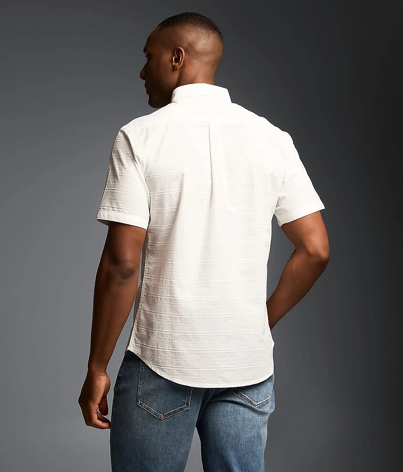 Embroidered Stripe Athletic Shirt