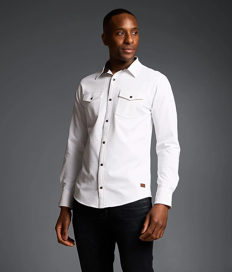 Textured Standard Stretch Shirt