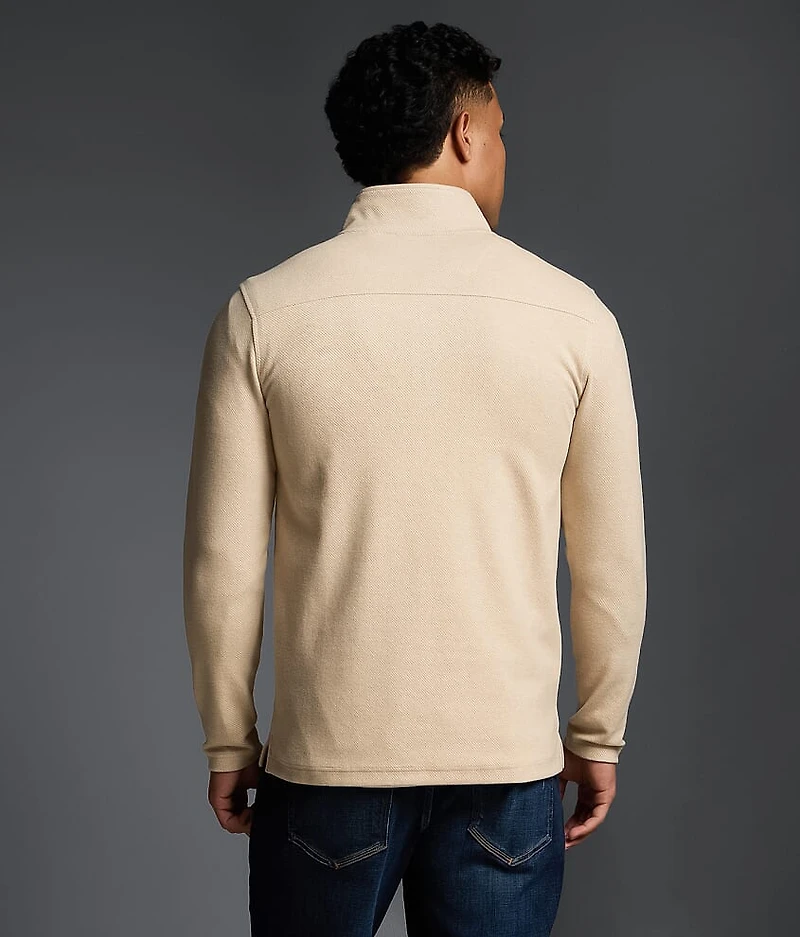 Brushed Quarter Zip Pullover