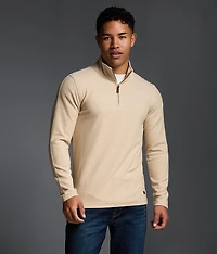 Brushed Quarter Zip Pullover