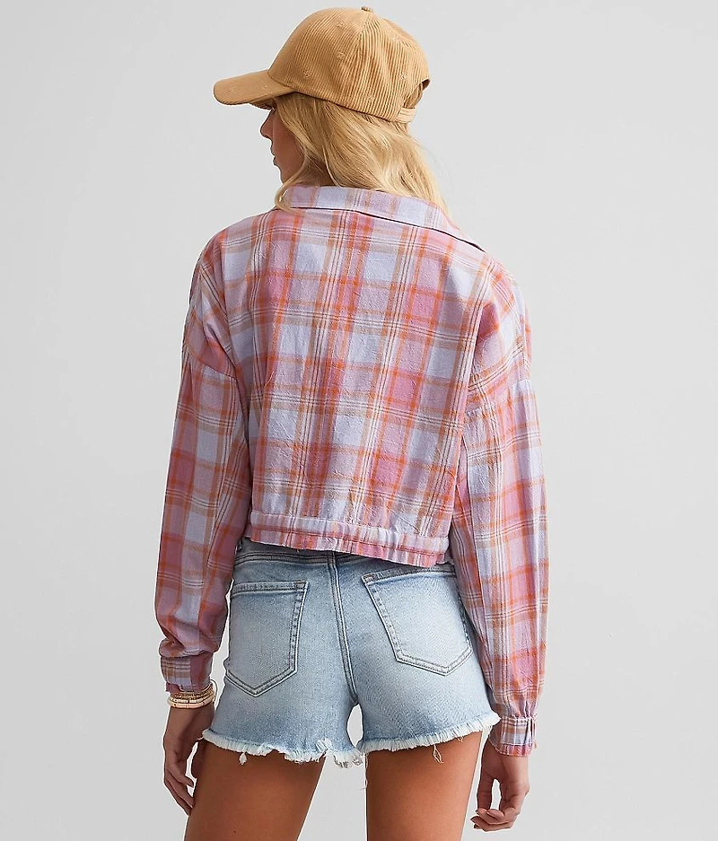 Plaid Cropped Shirt