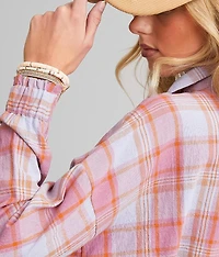 Plaid Cropped Shirt
