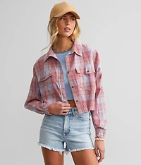 Plaid Cropped Shirt