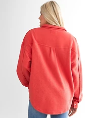 Reverse Fleece Shacket