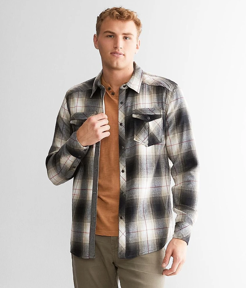 Brushed Plaid Athletic Shirt