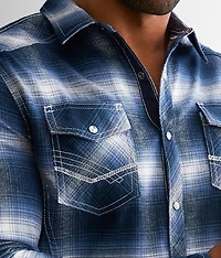 Brushed Plaid Athletic Shirt