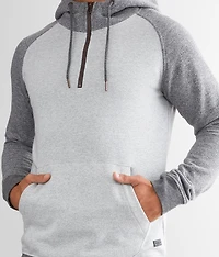 Kaleb Hooded Quarter Zip Sweatshirt
