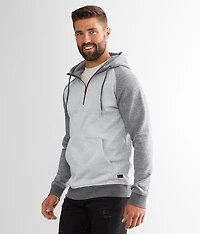 Kaleb Hooded Quarter Zip Sweatshirt