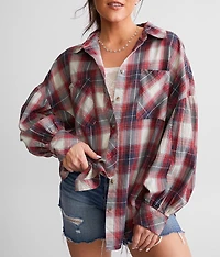 Washed Plaid Shirt