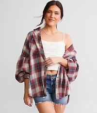 Washed Plaid Shirt