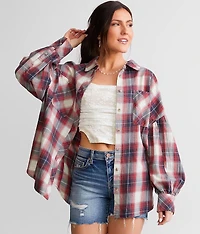 Washed Plaid Shirt