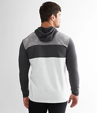 Color Block Hooded Sweatshirt