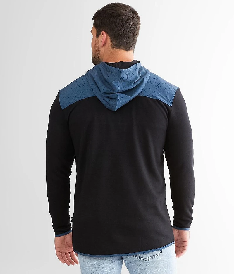 Quarter Zip Hooded Sweatshirt