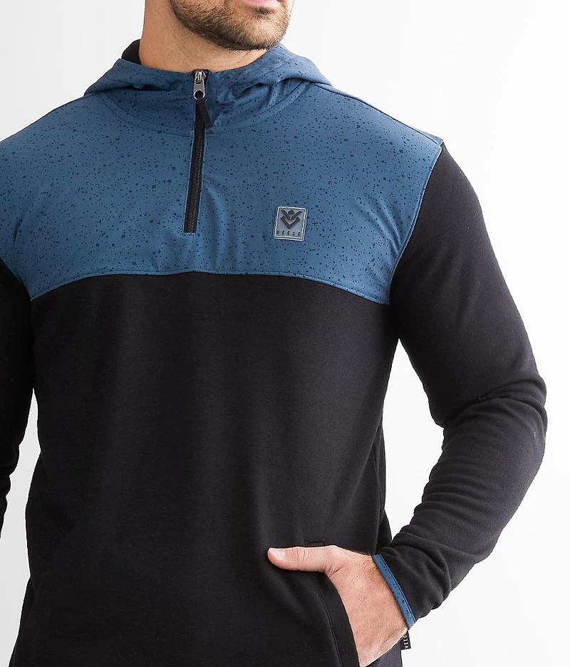 Quarter Zip Hooded Sweatshirt
