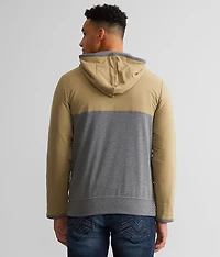 Quarter Zip Hooded Sweatshirt