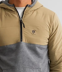 Quarter Zip Hooded Sweatshirt