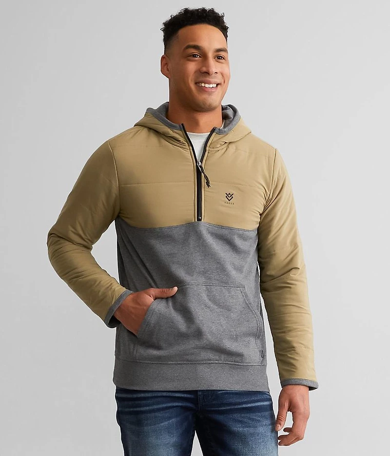 Quarter Zip Hooded Sweatshirt