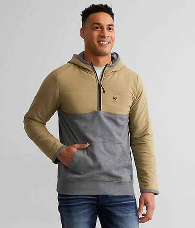 Quarter Zip Hooded Sweatshirt