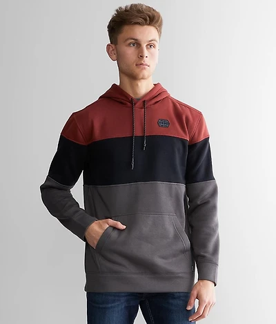 Color Block Hooded Sweatshirt