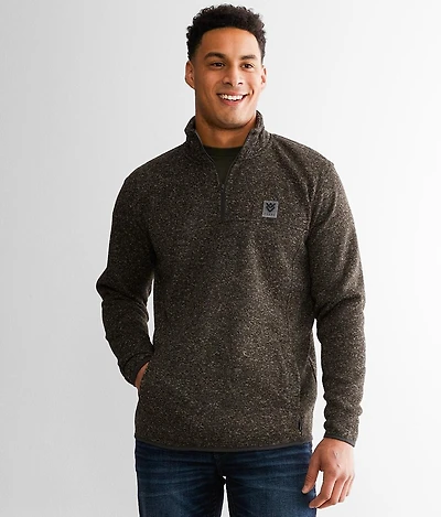 Marled Quarter Zip Pullover