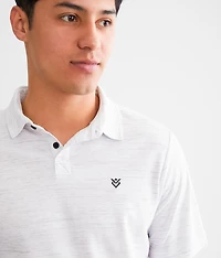 Marled Knit Polo