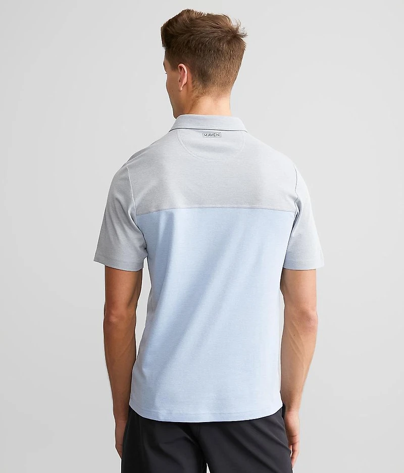 Color Block Polo