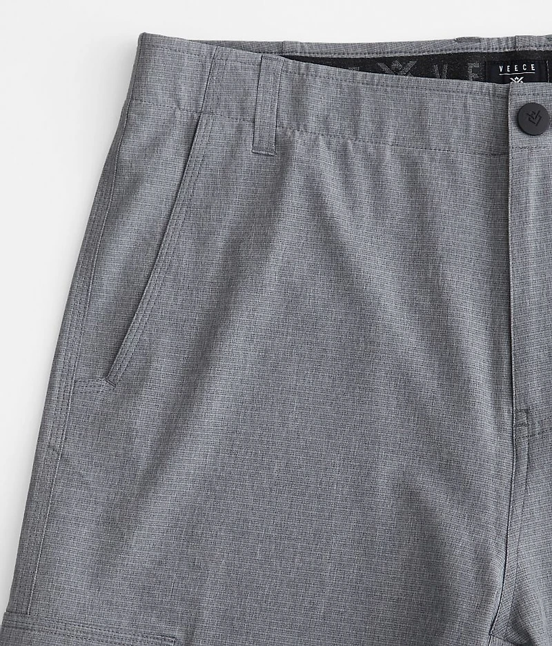Striped Cargo Stretch Short