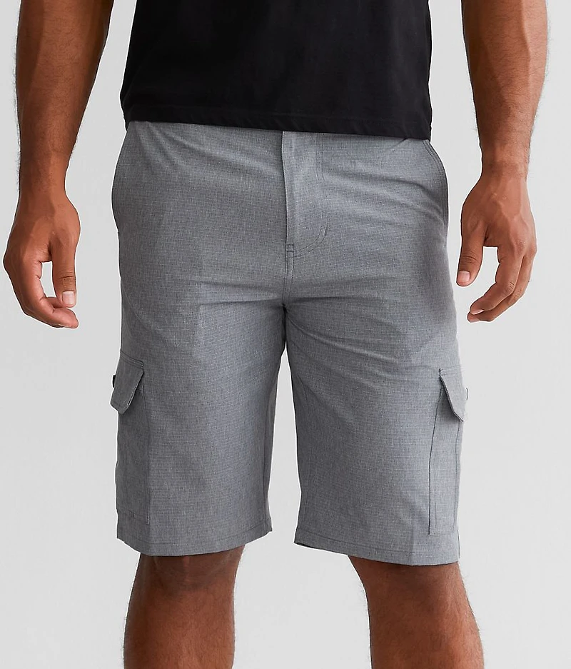Striped Cargo Stretch Short