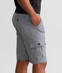 Striped Cargo Stretch Short