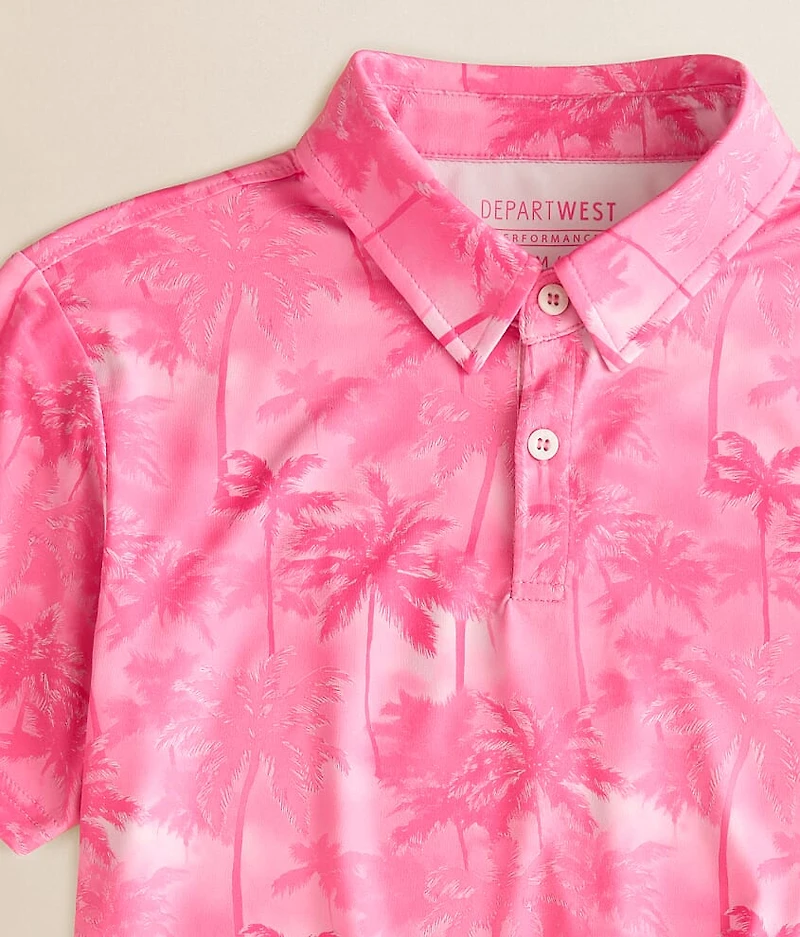 Boys - Palm Tree Performance Polo