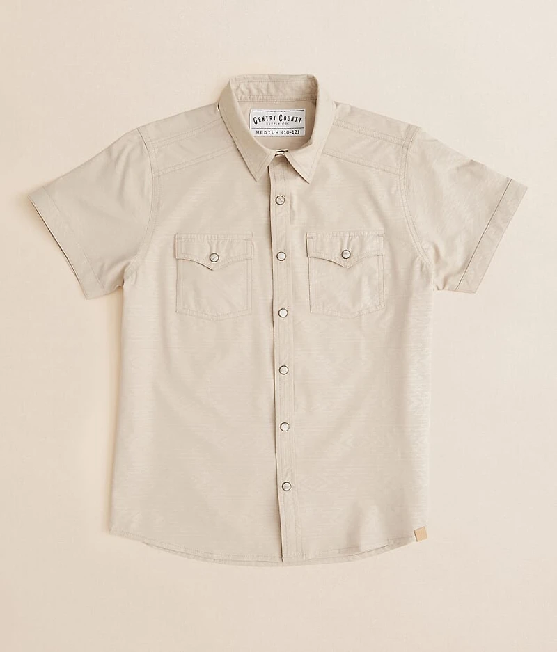 Boys - Gentry County Tonal Performance Stretch Shirt