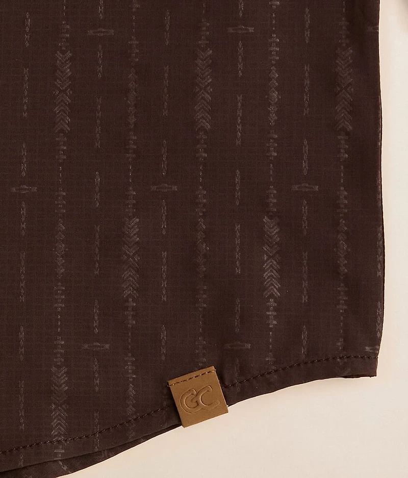 Boys - Tonal Western Performance Stretch Shirt