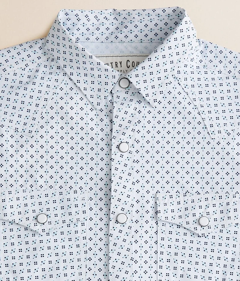 Boys - Western Performance Stretch Shirt