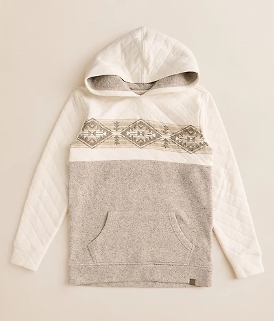Boys - Pieced Southwestern Hooded Sweatshirt